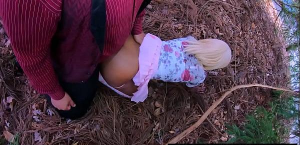  HD Dirty Sex In The Forest With My Adorable Stepdaughter Msnovember, Spread Eagle Missionary Sex With My Big Cock, Nailing Her Little Tight Cunt In a Pink Mini Skirt, And Doggie With Arched Back on Sheisnovember